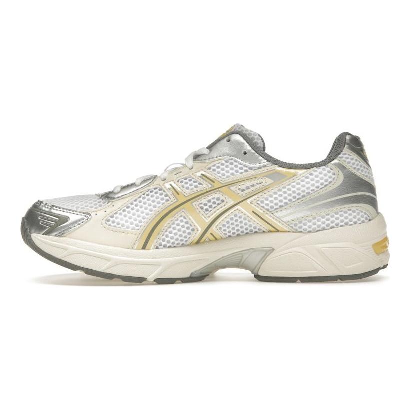 Asics Gel 1130 белые выцветшие желтые женские кроссовки кремовые 1202A164-118