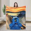 Pink Characters Sesames Streets Cartoon Warm Blanket  Picnic Plush Throw Blanket Fashion Flannel Bedspread Sofa Bed Cover