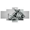 5Pcs Dumbbells Weights Gym Modern 5 Pieces Pictures Canvas Paintings Wall Poster HD Print Home Decor No Framed