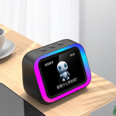 Умная колонка голосовой помощник домашняя колонка будильник с RGB-подсветкой портативная BT-колонка для спальни