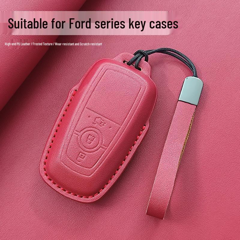Чехол для ключа Ford, совместимый с моделями Escort, Focus, EcoSport, Mondeo, Kuga, Edge, Fiesta и Escape