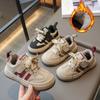 Повседневная спортивная обувь для мальчиков, новые зимние товары, легкие ретро-туфли на мягкой подошве для девочек, вельветовые туфли для детей среднего и старшего возраста, чтобы согреться