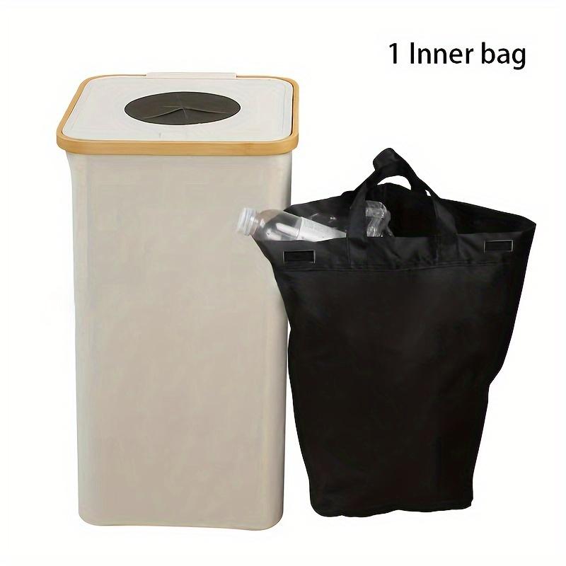 1/2 шт. Корзина для хранения с крышкой, корзина для хранения перерабатываемых бутылок, складной органайзер для бутылок с водой, съемный органайзер для сумок