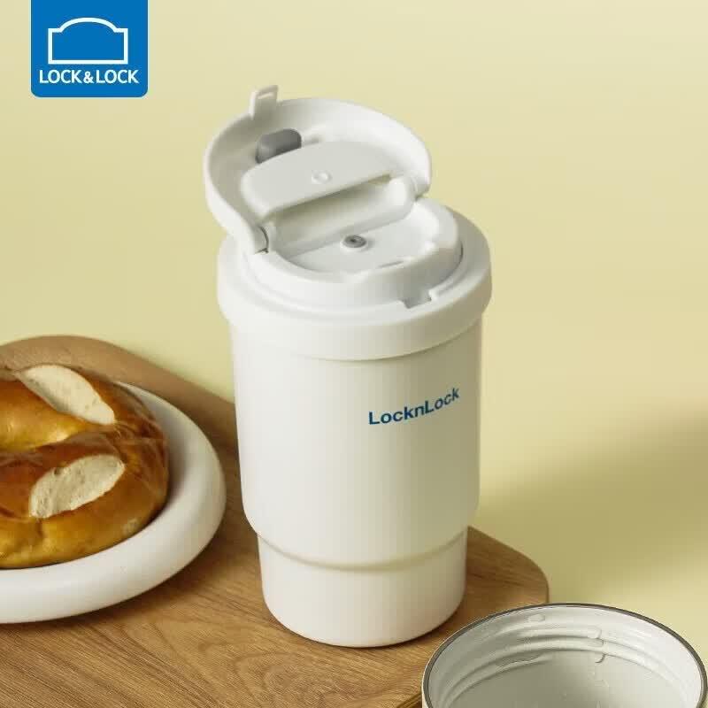 Lock&Lock Ceramic Coated Insulated Coffee Mug 400ml