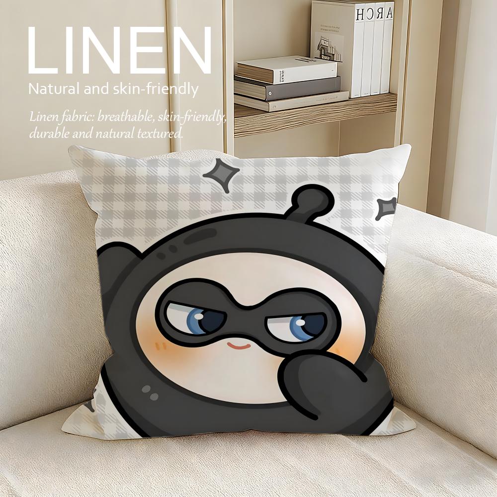 Game Eggy Party Cushion Cover Pillowcase Set Pcs x x Breathable Washable Sofa Cushion Cover