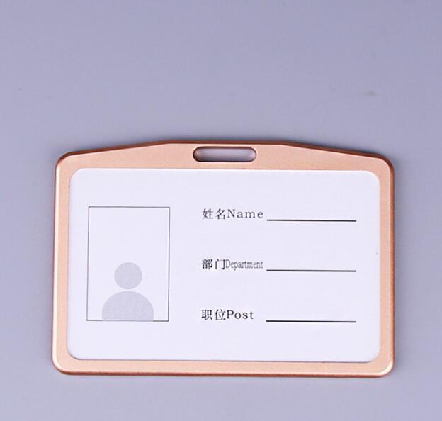 Алюминиевый держатель для визитной карточки с металлическим корпусом