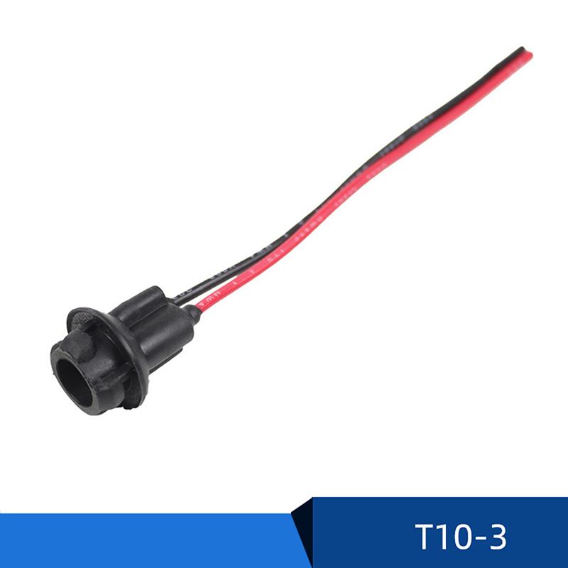 T10 Автомобильный Разъем-удлинитель для лампочки DC 0V ~ 12V Патрон для лампы W5W 168 194 Для Автомобилей Грузовиков Лодок Основание для лампы