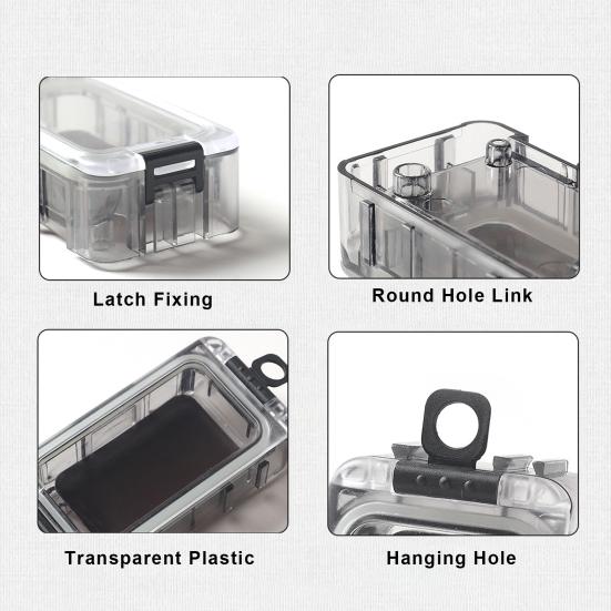 Коробка для рыболовных приманок, светящаяся в темноте, магнитная, прозрачная, портативная, водонепроницаемые, рыболовные крючки, мягкая и жесткая наживка, инструменты для рыбалки, чехол-органайзер для снаряжения