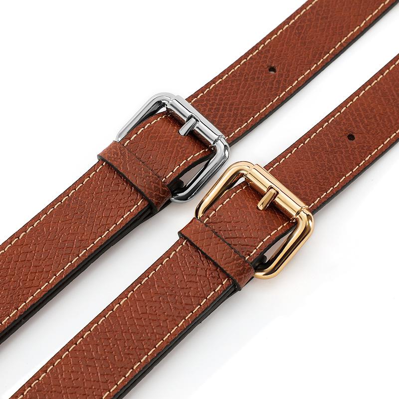 Регулируемая сумка Ma Huang Shi Long из коровьей кожи с короткой ручкой и широким ремнем через плечо