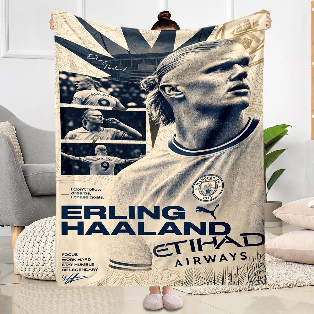 Haaland 257 Blanket Warmthful Decor Great for Bedding Office Chair Livingroom for All Occasions Modern Style Gift for Travel Home Birthdays