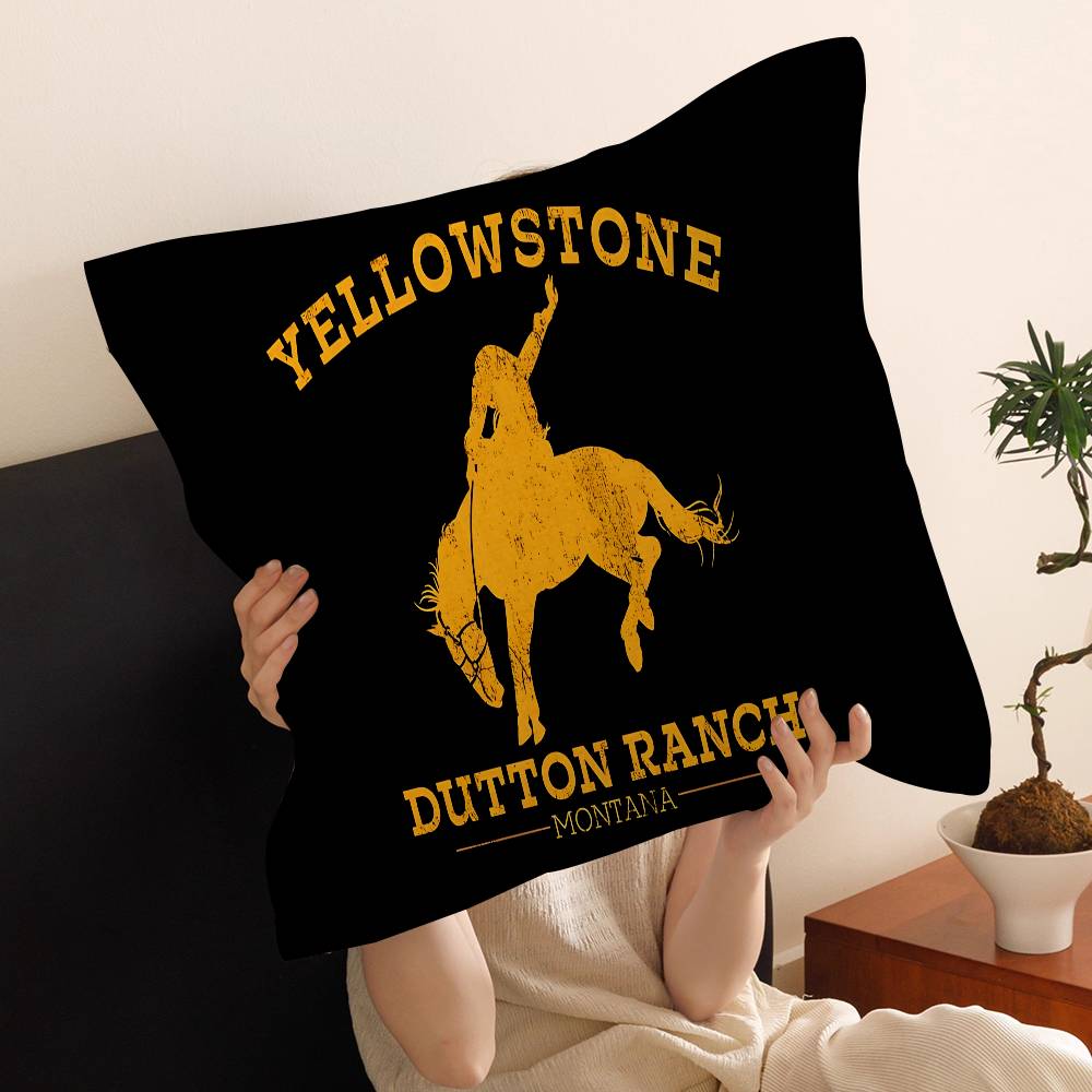 Yellowstone Dutton Ranch Pillow Cover for Bedroom Room and Living Room Sofa Decorative Cushion Cover