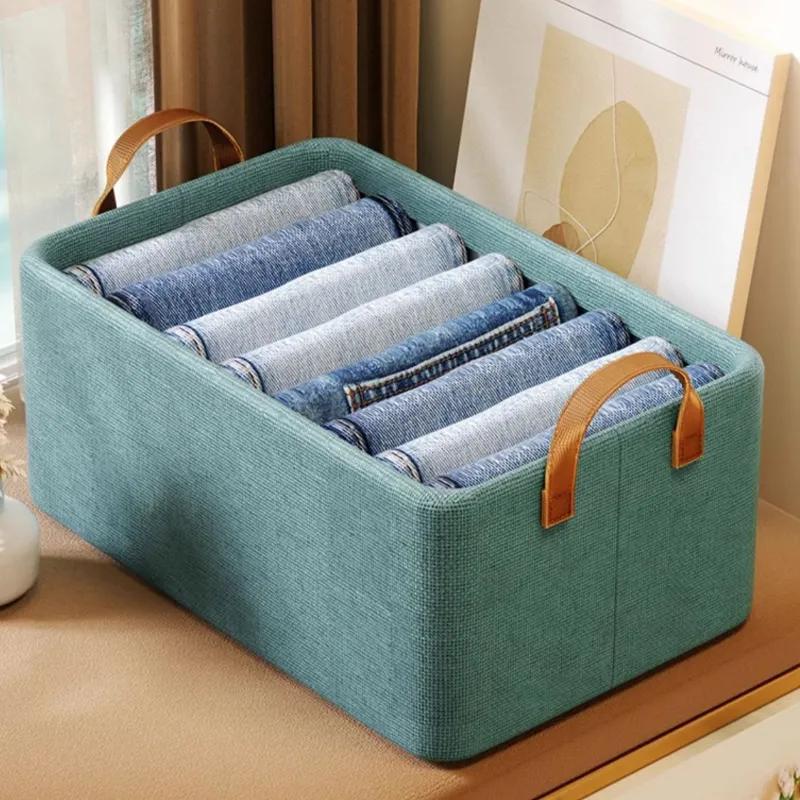 Ящик для хранения одежды, складной ящик для хранения, корзина для домашнего гардероба, многослойная одежда, брюки, коробки для сортировки и организации Ya718