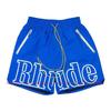 Новейший стиль RHUDE Мужские Повседневные Шорты Хип-Хоп Эластичный Пояс Шнурок Карман на Молнии Летние Уличные Пляжные Шорты для Отдыха