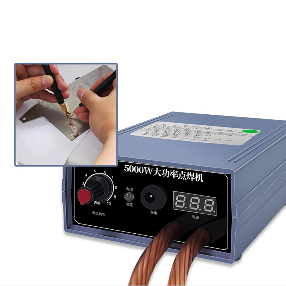 1 комплект 5000 Вт Мини-аппарат для точечной сварки Набор для самостоятельной сборки 18650 Аккумулятор Ручка для точечной сварки Инструменты
