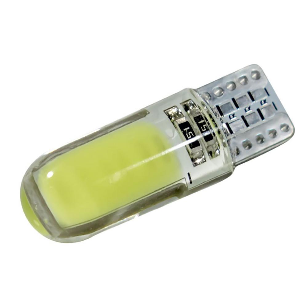 2 шт. светодиодные лампы W5W T10 Canbus 12SMD LED COB чипы 12 В 500 лм сигнальная лампа 168 194 салон автомобиля купольная лампа для чтения номерного знака