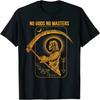 Футболка No Gods No Masters Satanic Evil Baphomet Tarot Death Satan