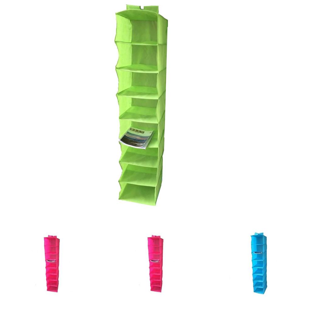 8-ярусный подвесной органайзер для обуви из нетканого материала для хранения в шкафу и домашней организации