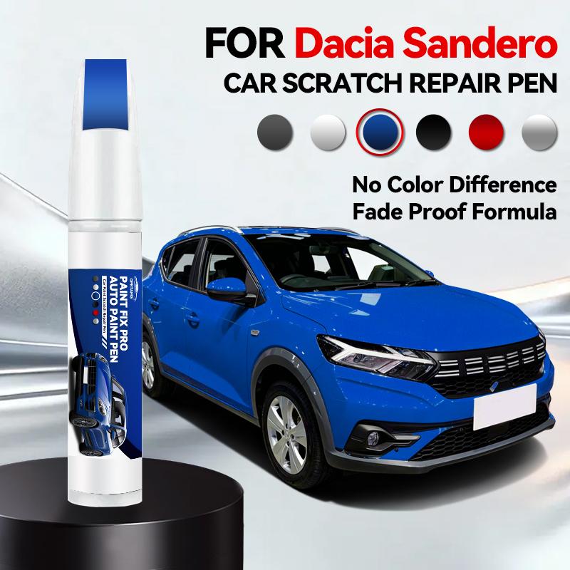 Ремонтный маркер для краски автомобиля Для Dacia Sandero 2008-2025 Аксессуары для ремонта царапин на краске Синий Зеленый Серый Красный Белый Серый Бежевый