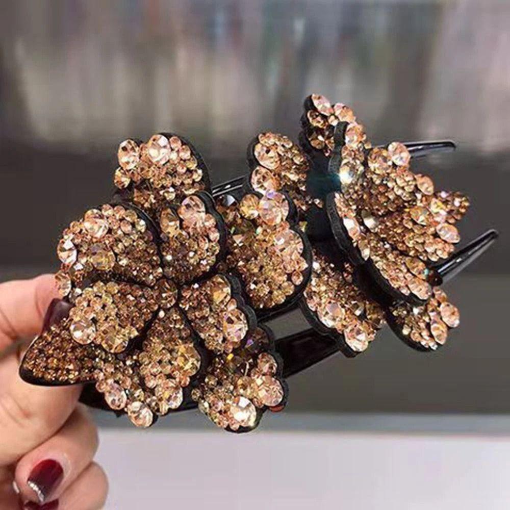 Rhinestone Hair Clip Korean Style Duckbill Clip Fashion Women Hair Claw Hair Accessories