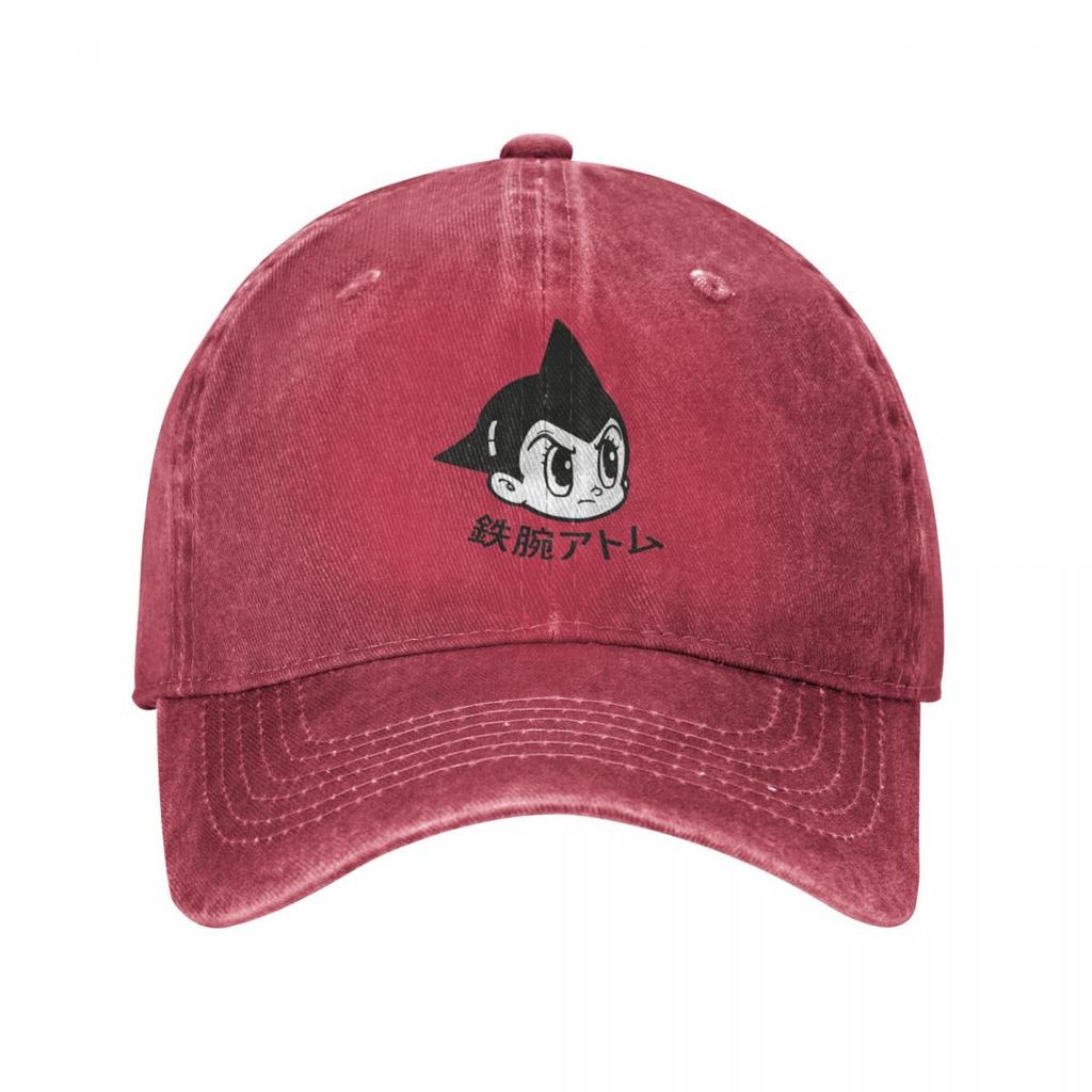 Astro Boy Unisexga Spring Summer Cap Dad Ponytail Baseball Cap Casual Astroboy Anime Hat Denim Sport Casquette