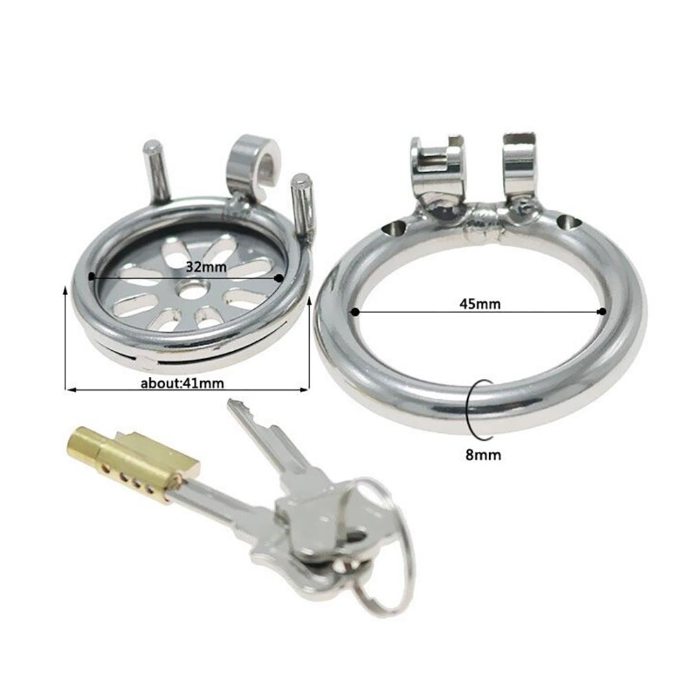 Stainless Steel Male Chastity Device Cock Cage BDSM Chastity Cage Max55mm Cock Ring Chasitty Case 18+ caged men Sex Toys.