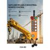 F24-8D Двухскоростной Промышленный Беспроводной Радиоуправление для Крана переключатели Подъемный мостовой кран Контроллер подъема