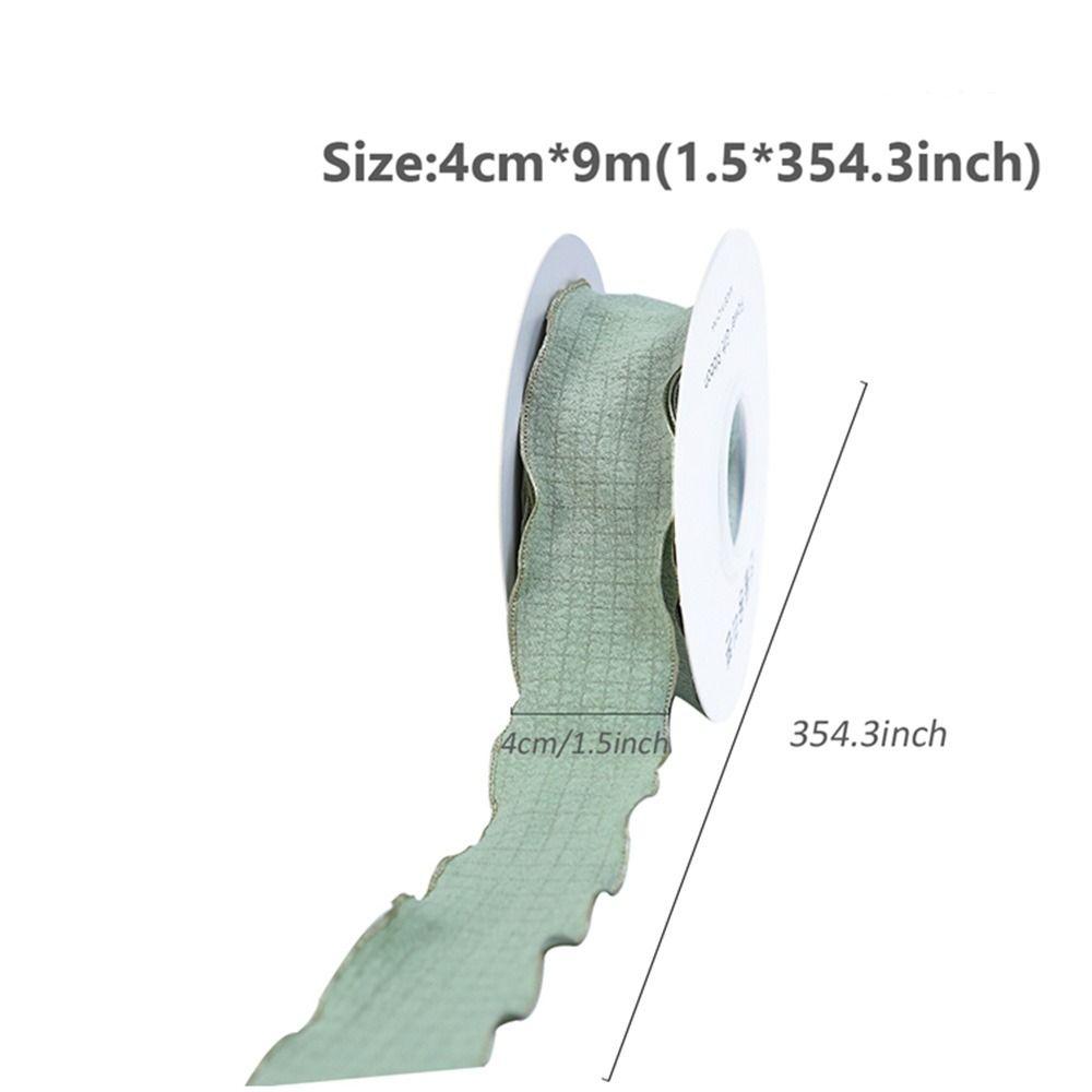 Праздничный цветочный флорист швейные принадлежности декор букета упаковка для цветов мятая хлопковая лента льняная оберточная пряжа лента