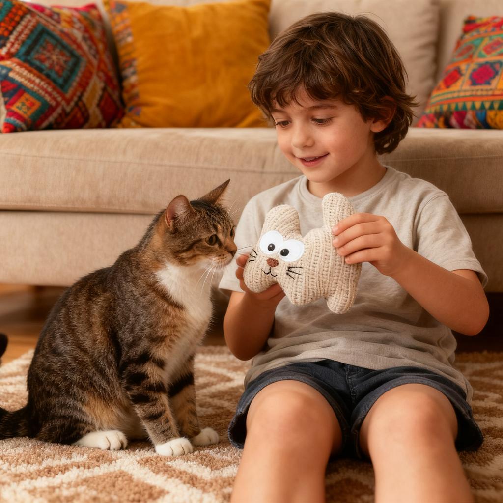 Игрушки для кошек для саморазвлечения и снятия скуки, кошачья мята, устойчивые к износу, прорезыватели, плюшевая дразнилка-кошечка, товары для питомцев, игрушки для кошек