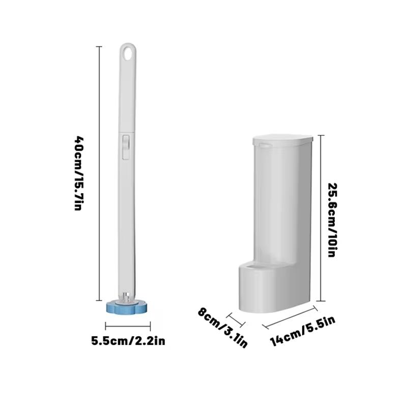 Трендовая Унисекс Щетка для унитаза без мертвых зон 12 шт. Сменные головки для чистки унитаза Удобная одноразовая щетка для унитаза Сменная 1 шт. Хранение щетки для унитаза