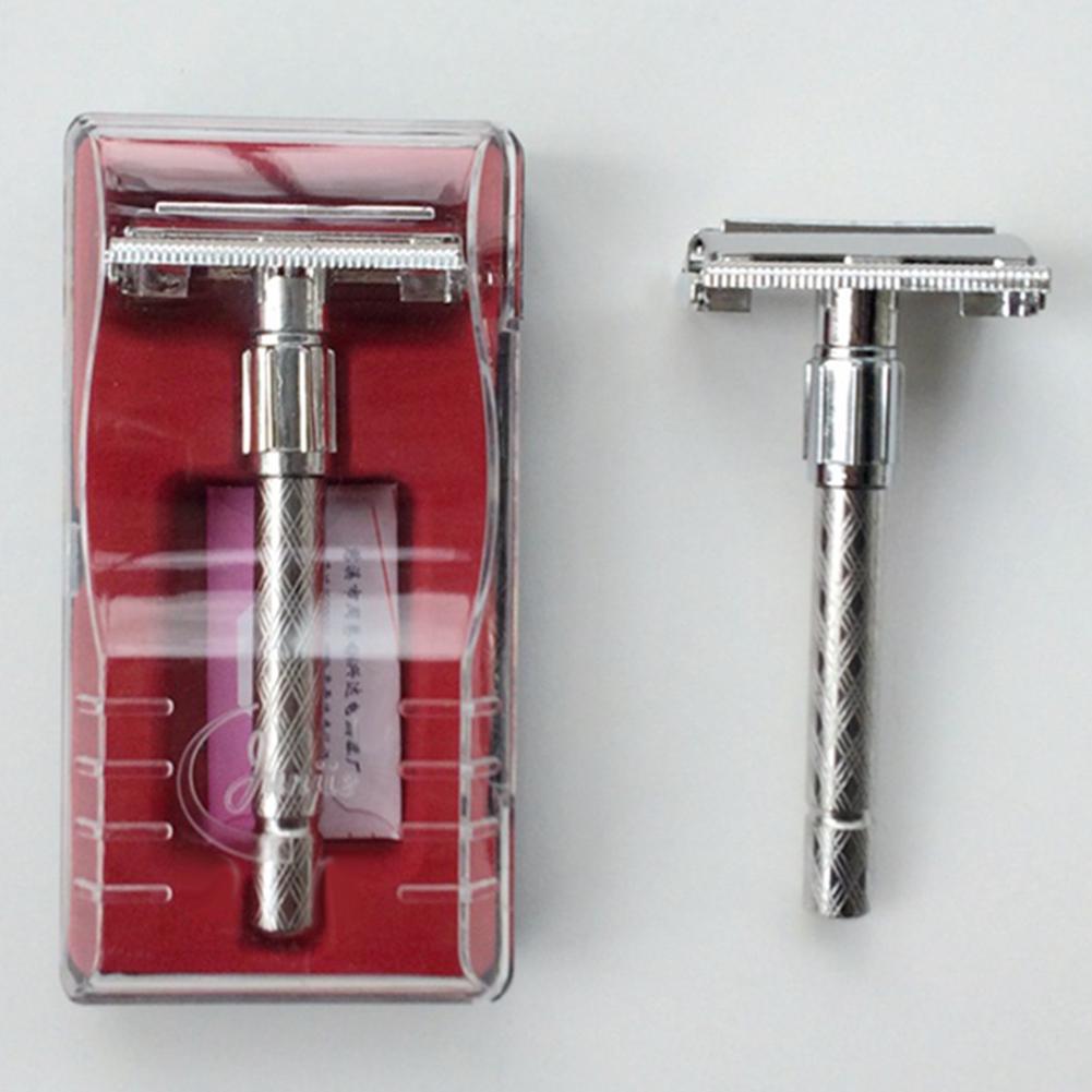 Life Is Beauty Мужская ручка держатель бритвы лезвие Двойное острое ручное длинное лезвие формирователь волос на лице