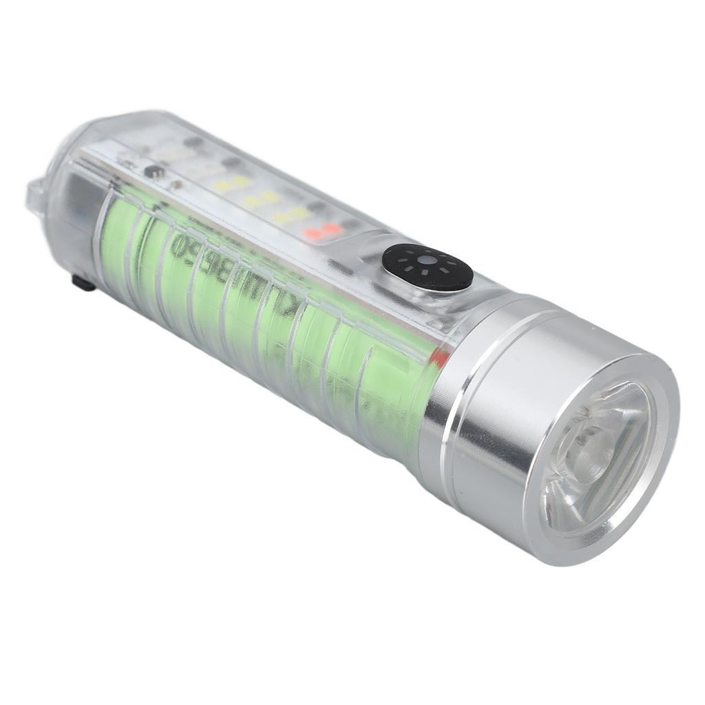 Mini Outdoor Flashlight USB Rechargeable 3 Lighting Work Lamp Magnetic End Emergency Flashlight Fixed Focus