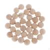 20pcs Natural Wood Balls Beads Hardwood Solid Crafts Making