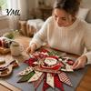 Educational Crafting Kits for School Christmas DIY Quilted Bow Sewing Craft Kit, Pre-cut Patchwork Cozy Home Decor Supplies Set, Holiday Door