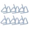 Tablecloth Clips Transparent Plastic Table Cloth Clamps Tablecloth Holders for Home, Party, Indoors
