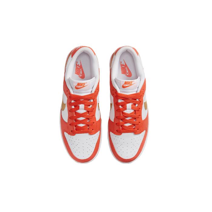 Nike Женские кроссовки Dunk Low University Gold Обувь для скейтбординга DQ4690-800