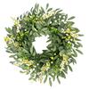 Spring Decorative Wreath. Artificial Leaf Wreath. Wreath. Spring And Summer Door Hanging Decorative Ring