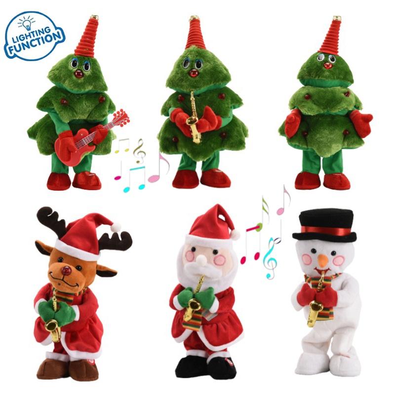 Merry Christmas Toy Santa Baby Musical Singing Dancing Toy Xmas Gifts
