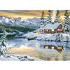 Пейзаж Алмазная мозаика Рождественская Алмазная вышивка Полный квадратный/круглый Зимний дом Пейзаж Вышивка крестиком Бисер Детский подарок