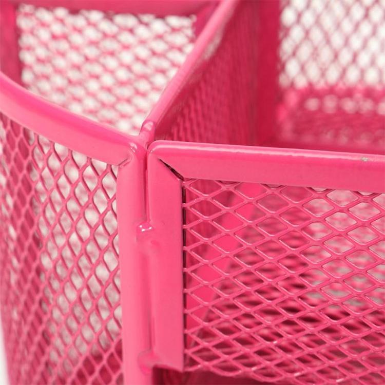 Most Popular in 2024 Desk Organizer 9 Grids Metal Mesh Office Pen Pencil Holder