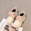 2024 Children Short Boots for Girls Winter New Fashion Sweet Bowtie Soft Bottom Anti-slippery Versatile Casual Side Zipper Shoes