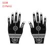 Mehndi Indian Style Beauty Tattoo Stencils Henna Template Sticker Temporary Hand Decal DIY Body Art