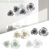 1PC Iron Home-Decorative Flower Bohemian-Style Wall Hanging Hollow-Out Art Decorative Multi-Color Elegant