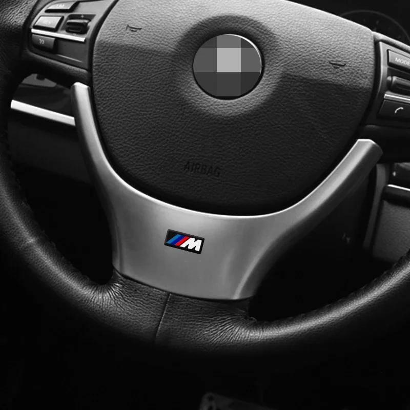 1 шт. Наклейка на руль автомобиля Наклейка в салон автомобиля Автоаксессуары Для bmw M Наклейка X1 X3 X4 X5 X6 X7 e46 e90 f20 e60 e39 f10