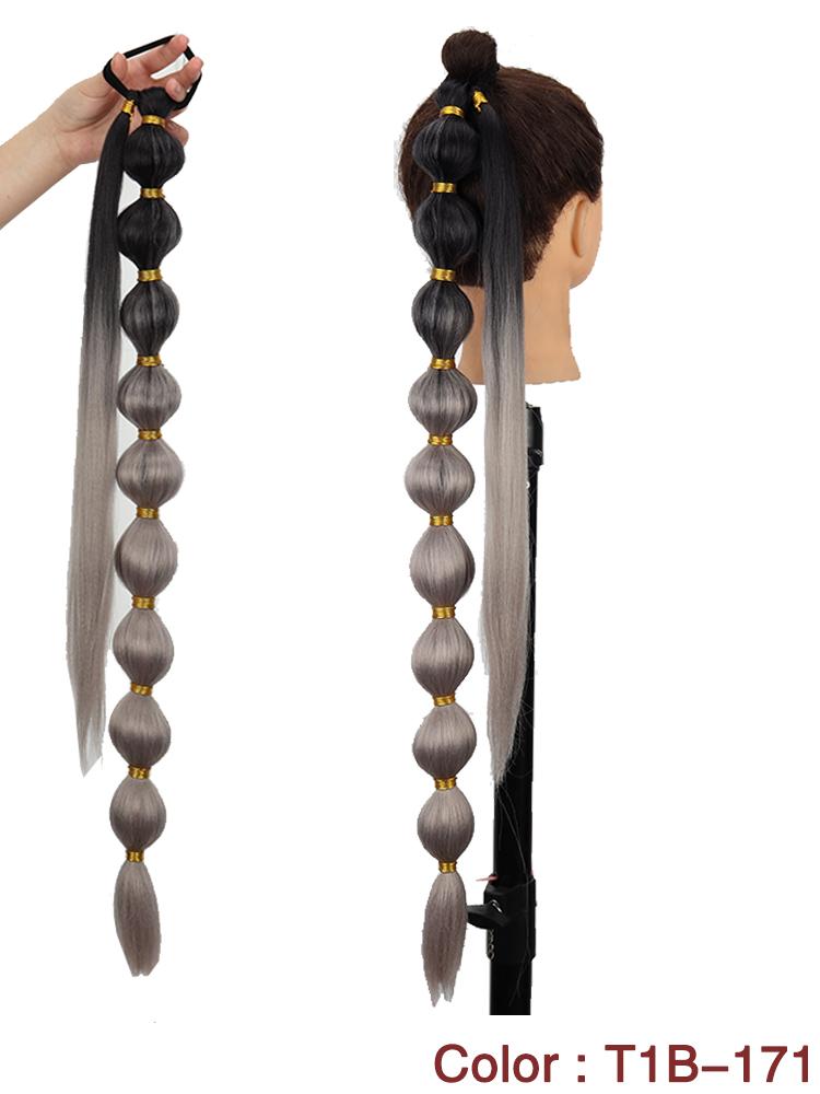 MISSQUEEN Синтетический пузырьковый хвост с эластичной завязкой, длинная обертка вокруг хвоста, наращивание фонариков, 75 см, темно-красный хвост для женщин, косплей