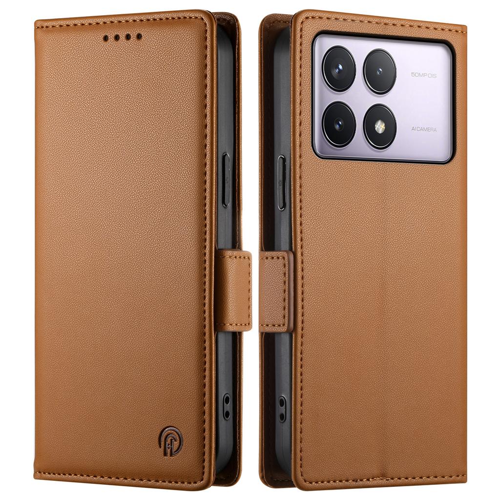 DF-010 Для Xiaomi Poco F6 Pro 5G/Redmi K70 5G/K70 Pro 5G Чехол-кошелек из ПУ кожи, подставка, чехол для телефона