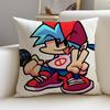 GGame Friday Night FunkinS Cushion Cover Breathable and skinfriendly linen pillowcase square removable and washable cushion