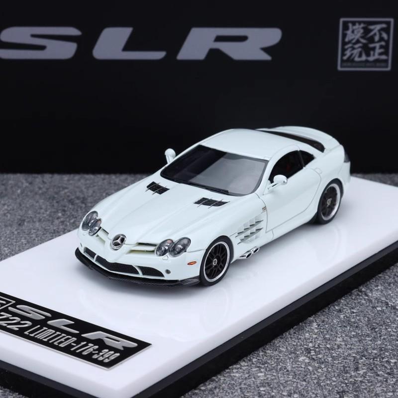 В наличии Необычный 1:64 Mercedes-benz Slr 722 Симуляция Смола Миниатюрная Модель Автомобиля Коллекция Украшение Индивидуальные Игрушки Подарок