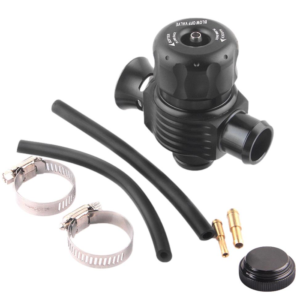 Universal 25mm Dual Port Aluminum Splitter Dump Blow off Turbo BOV Valve for VAG 1.8T Engine Performance Modification