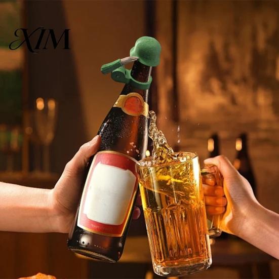 Reusable Bottle Caps 2Pcs Funny Soldier Helmet Caps, Plastic Beer Toppers for Standard Themed Bottles, Salute Cap Party BBQ Novelty Beverage