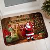 Santa Claus Printed Door Mat Merry Christmas Christmas Holiday and For Entrance Bedroom Kitchen Christmas Door Mat Decoration
